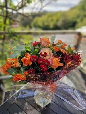 Autumn Spice Hand Tied Bouquet