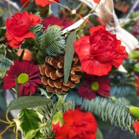 Christmas Basket Arrangement